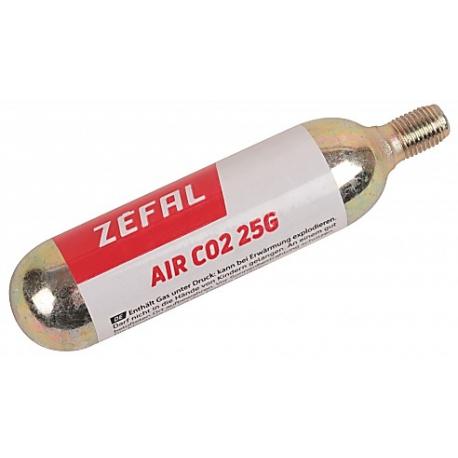 Cartouche CO2 ZEFAL Filetée 25gr