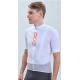 Maillot POC Essential Road Blanc/Gris/Orange