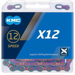 Chaine KMC X12 Aurora Blue - 12Vit