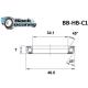 Roulement de Direction BLACKBEARING D1 1"1/2 (40x51.8x8 mm 36x45°)