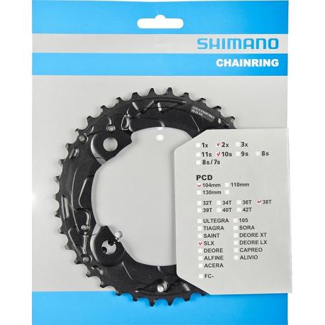 Plateau SHIMANO SLX FC-M675 2x10v - 38T